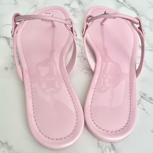 ❌❌SOLD❌❌ New Limited Edition Tory Burch Patent Leather Miller Sandals Size 8.5 - Picture 6 of 9